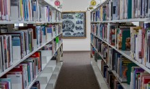 Library shelves