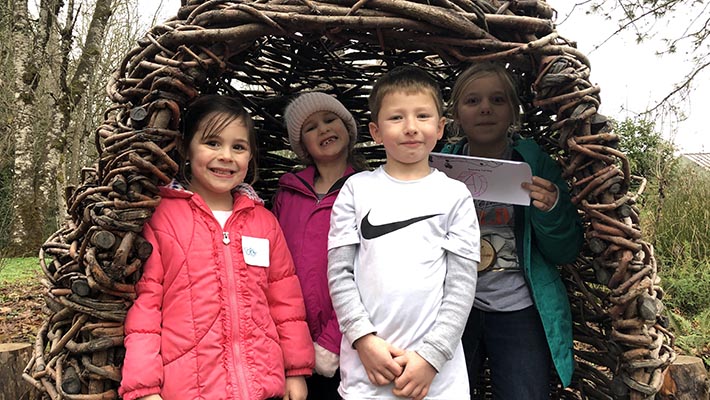 kids play at the ELC during winter camp