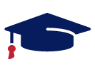 Icono de sombrero de graduación