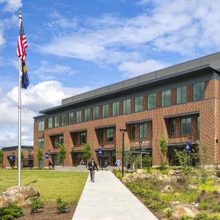 Outdoor shot of Harmony West building