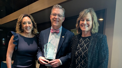 CCC president receives statewide recognition with 2025 Howard Cherry Award