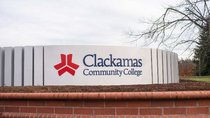 CCC sign at Oregon City campus