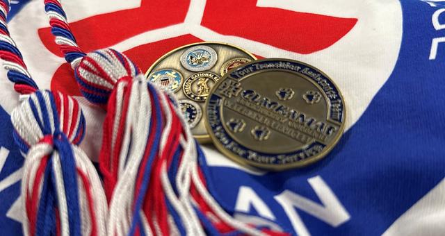 Veteran's Tassle and Coin